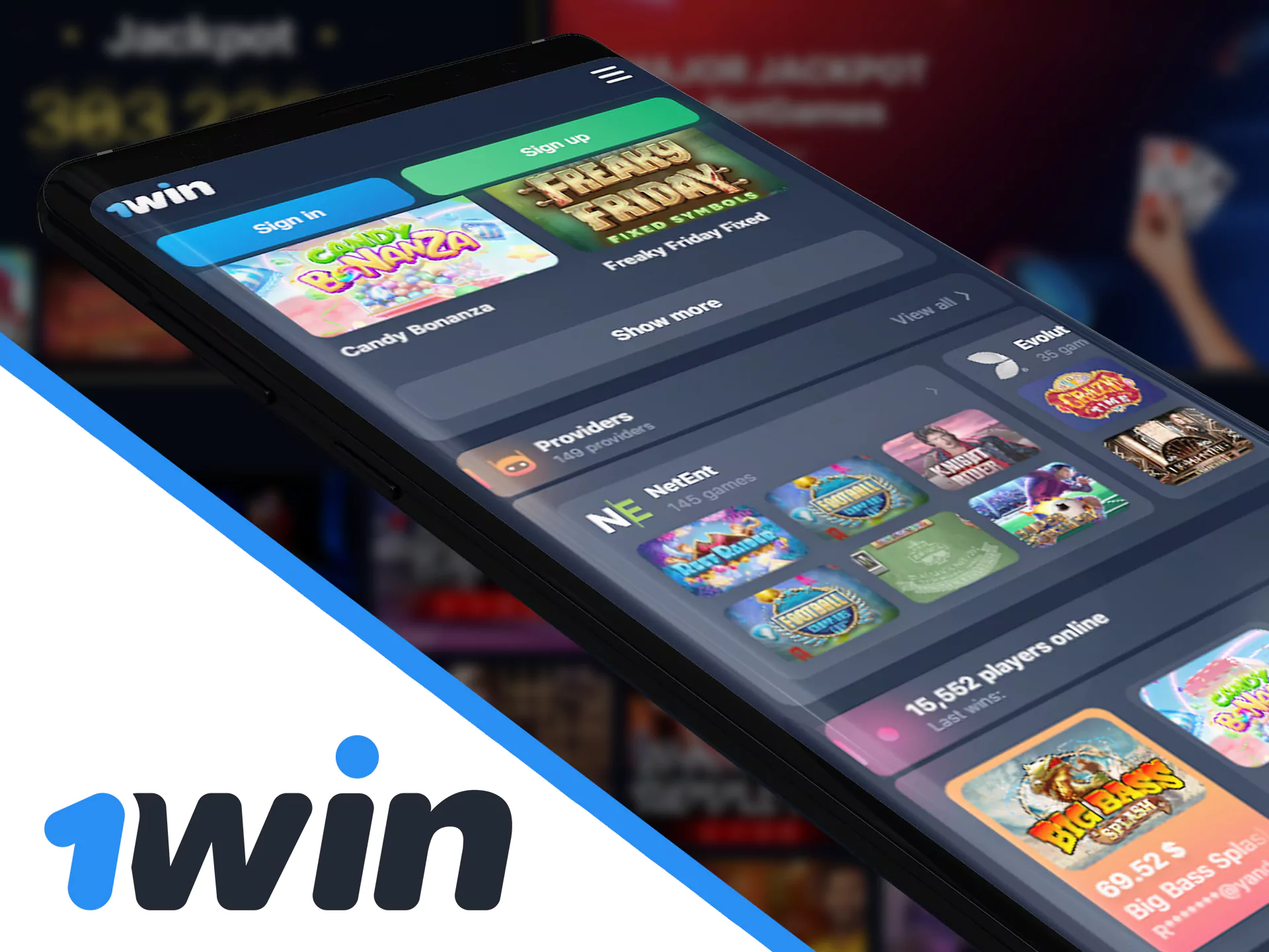 Check for your favourite casino games at WowBet app.