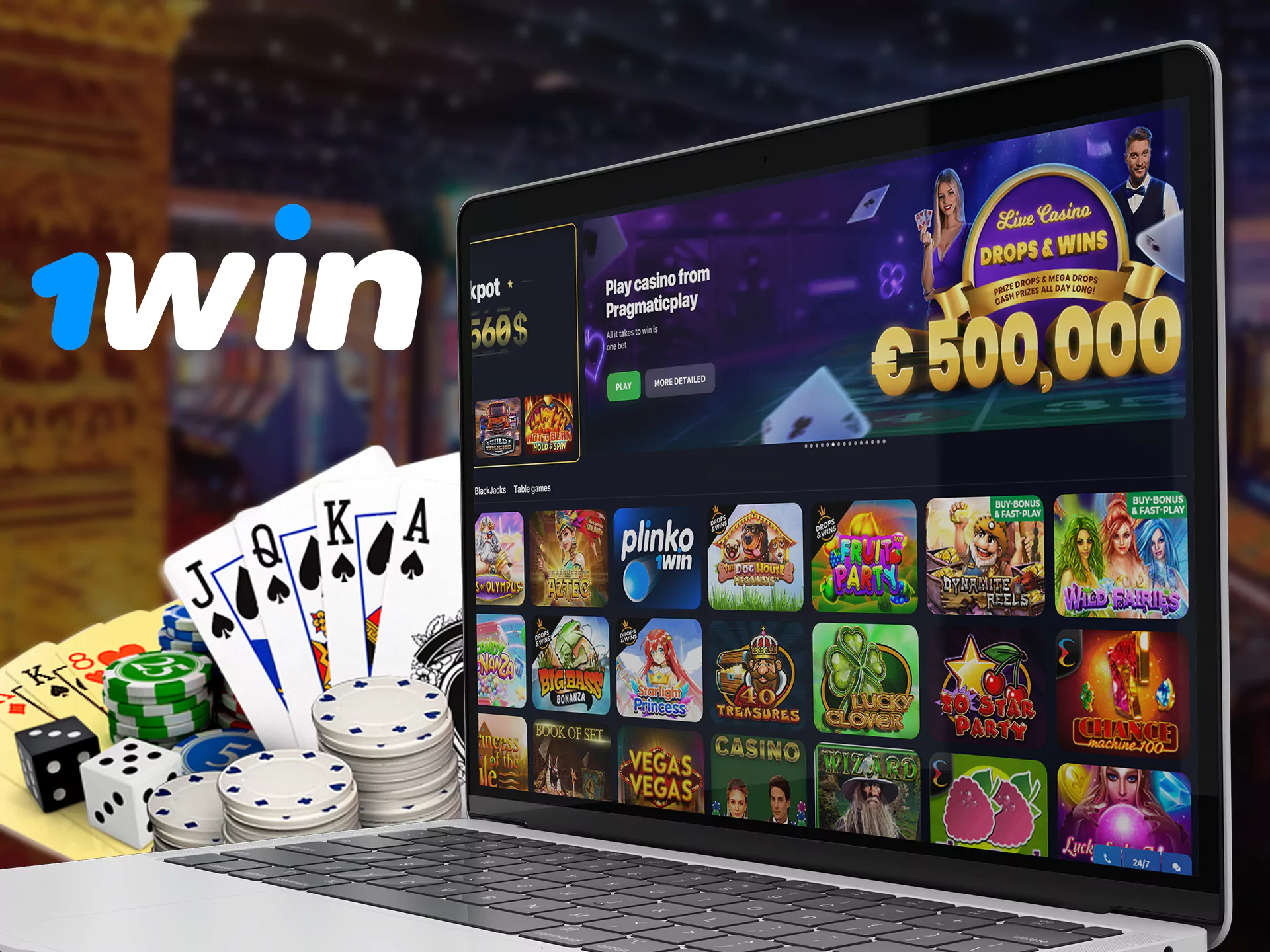 WowBet এ আপনার প্রিয় ক্যাসিনো গেমটি বেছে নিন।