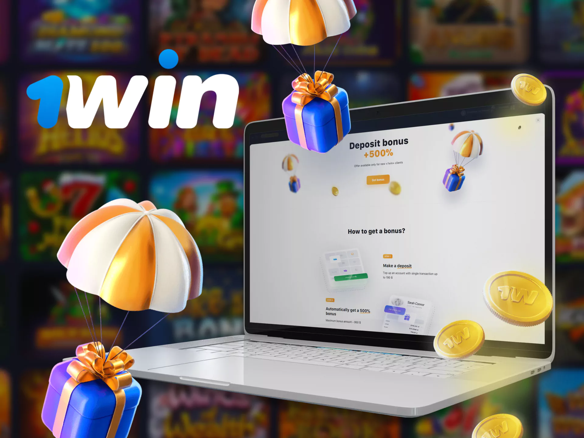 On WOWBet, try a special first deposit bonus for the casino.