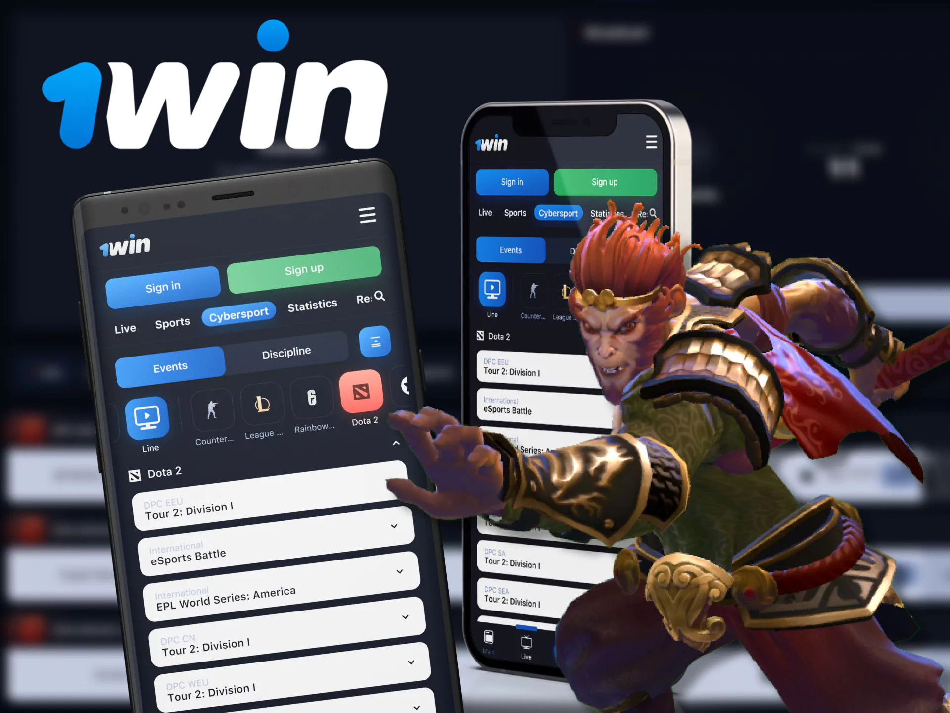 At WOWBet, bet on DOTA 2 games from your phone through the app.