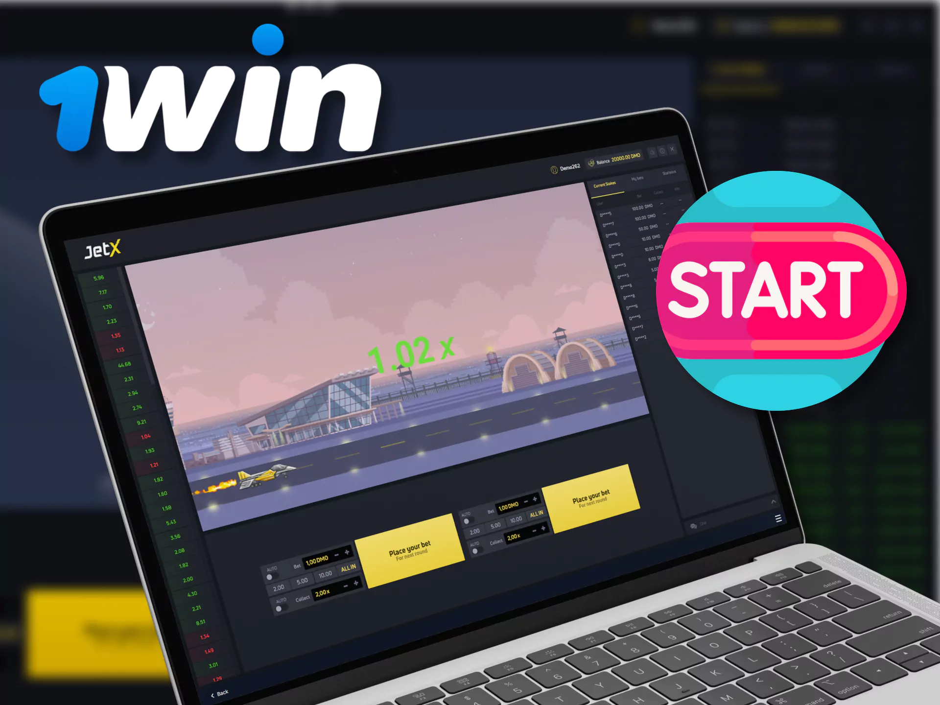 On WOWBet, start playing the addictive JetX.