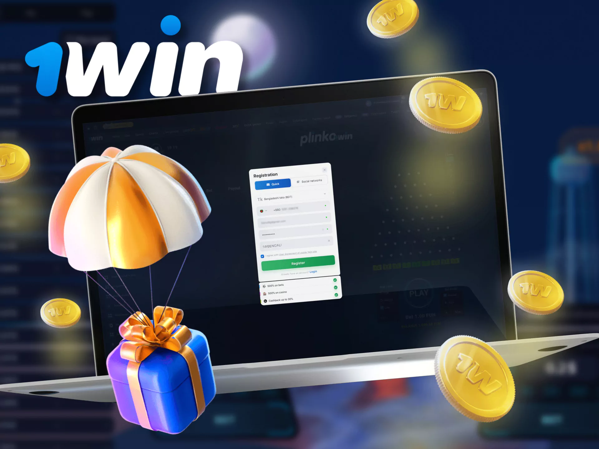 Use a special promo code when registering for a successful and profitable game at Rocket X at WowBet.