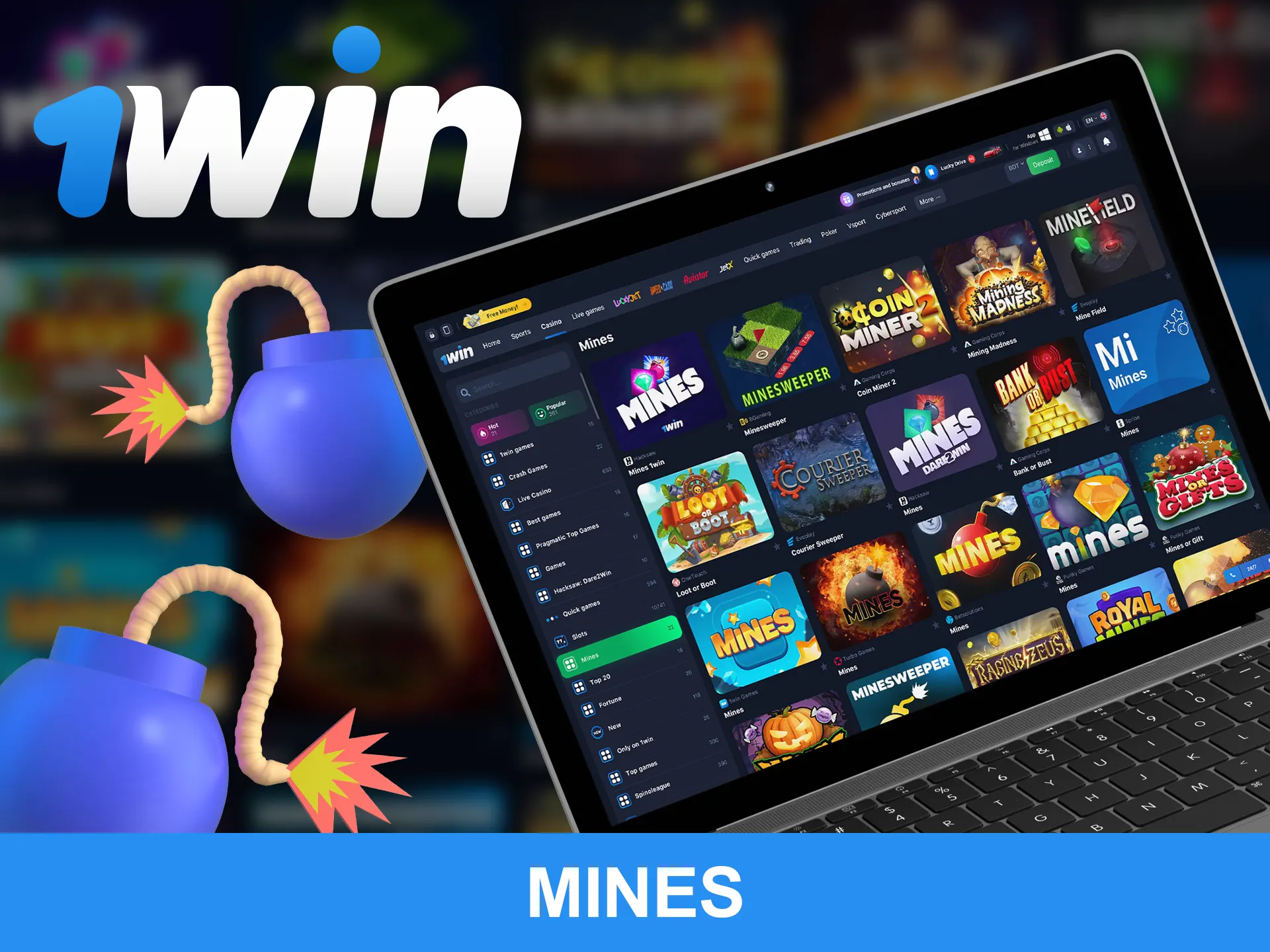 Avoid mines to become a winner at WowBet.