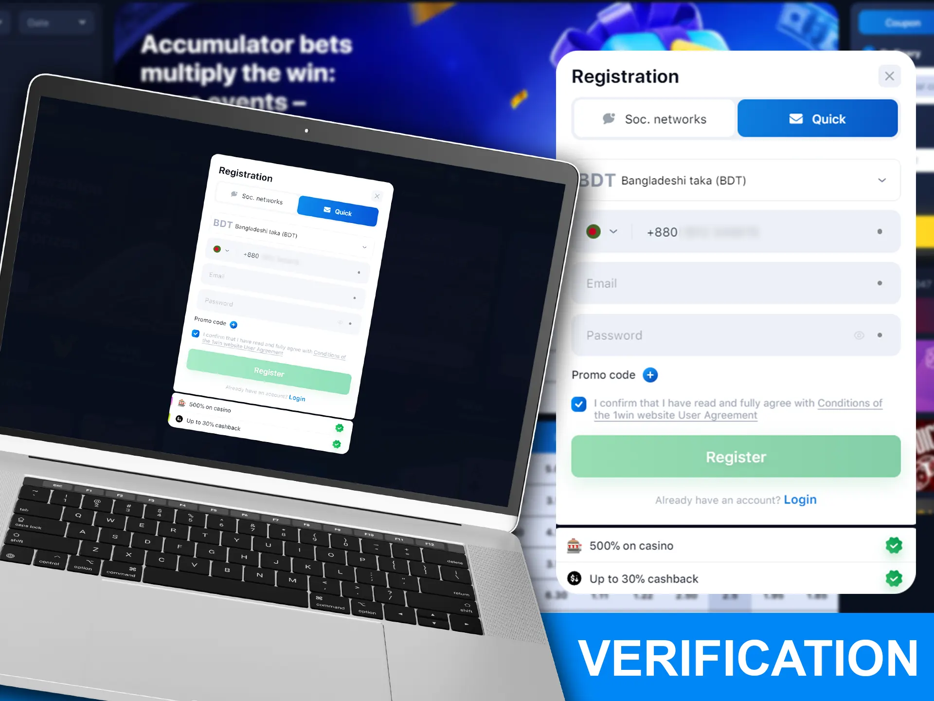 Verify WowBet account for full access to all features.