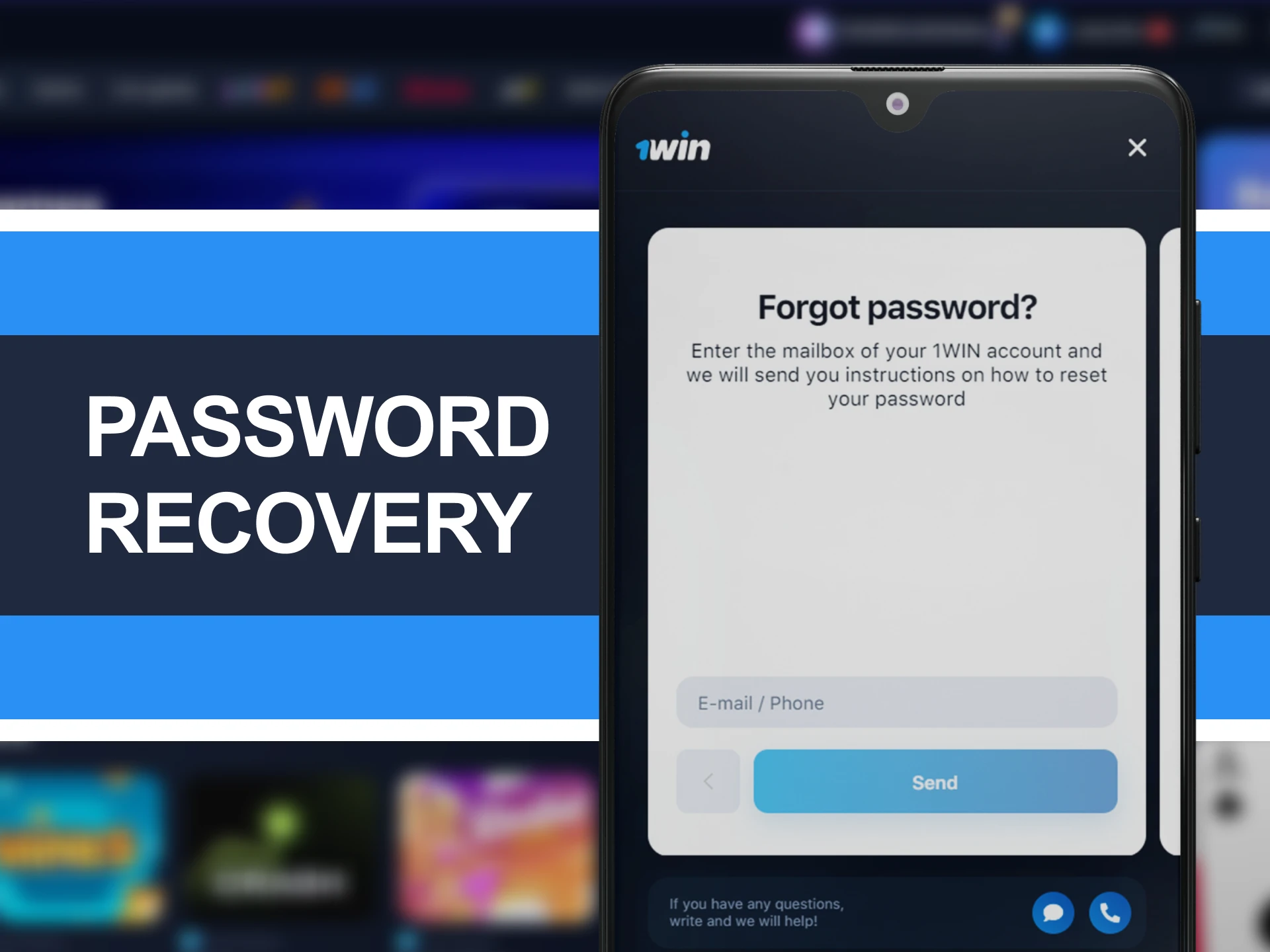 Find out how to recover your WOWBet account password.
