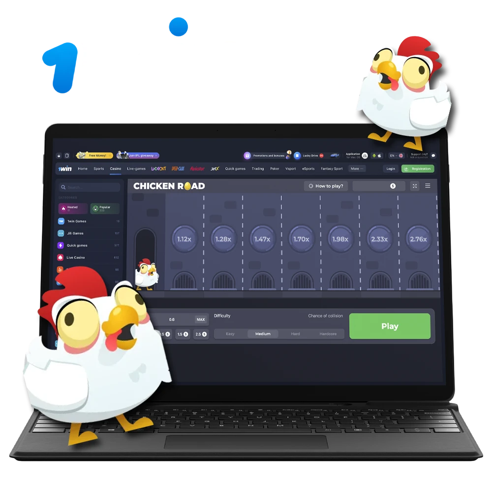 Get to know the Chicken Road game available at WowBet Casino.