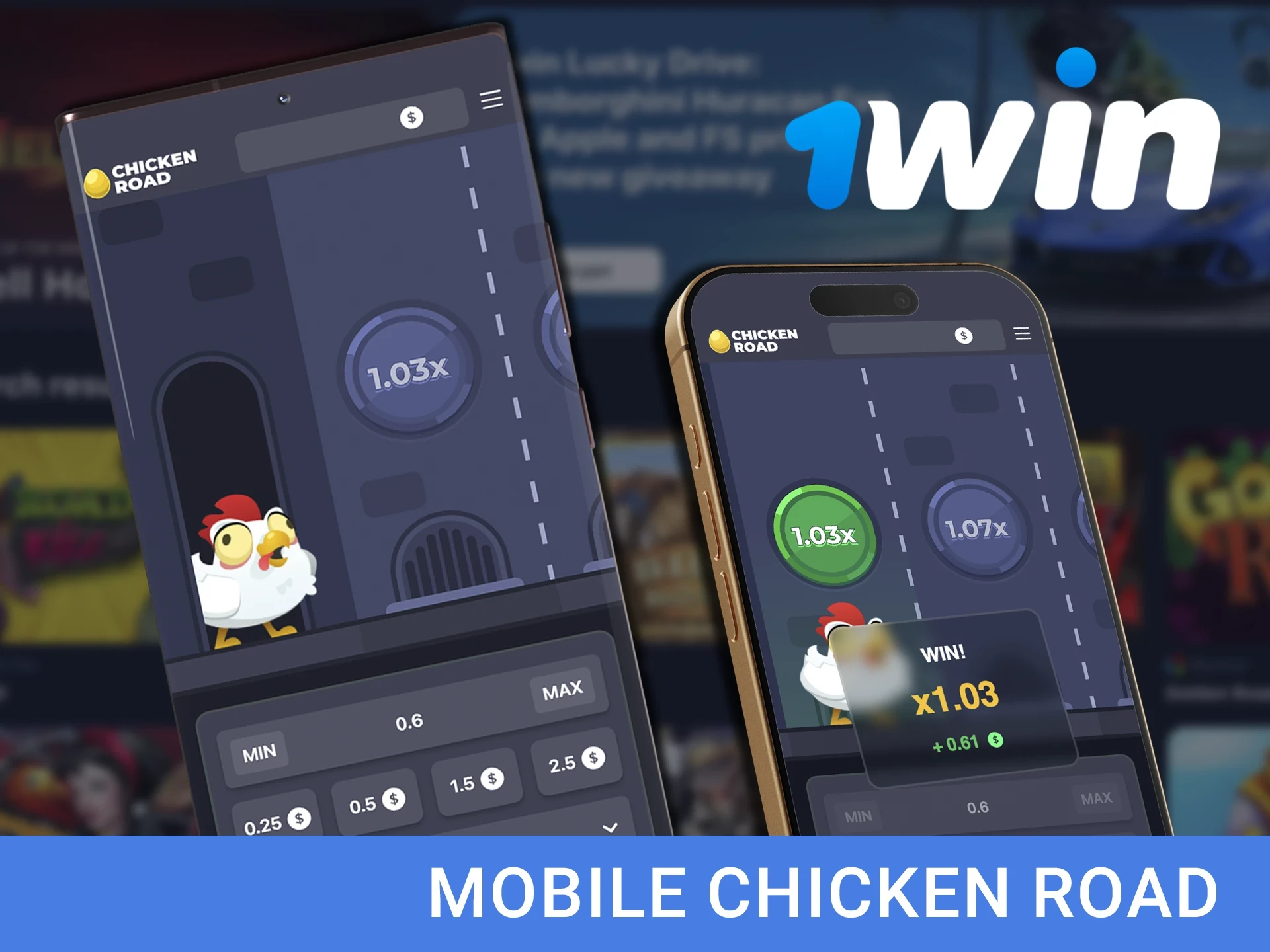 Play from anywhere on your favourite Chicken Road game thanks to the mobile app from WowBet.